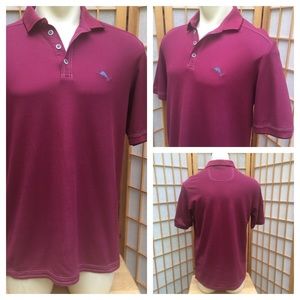 Tommy Bahama Short Sleeve Knit Polo Shirt SZ M